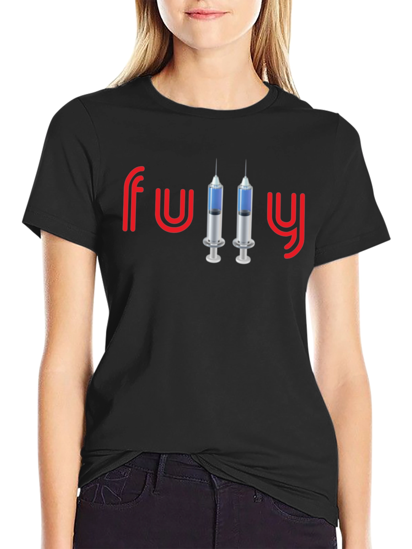 FuUy Syringe Design T-Shirt