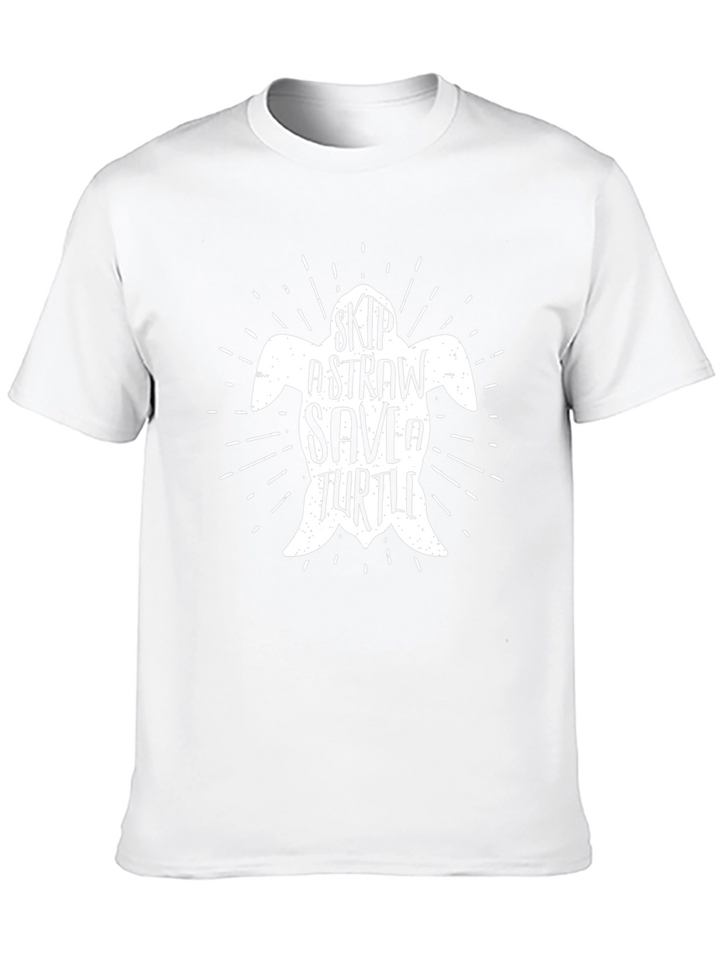 Skip A Straw Save A Turtle Graphic T-Shirt