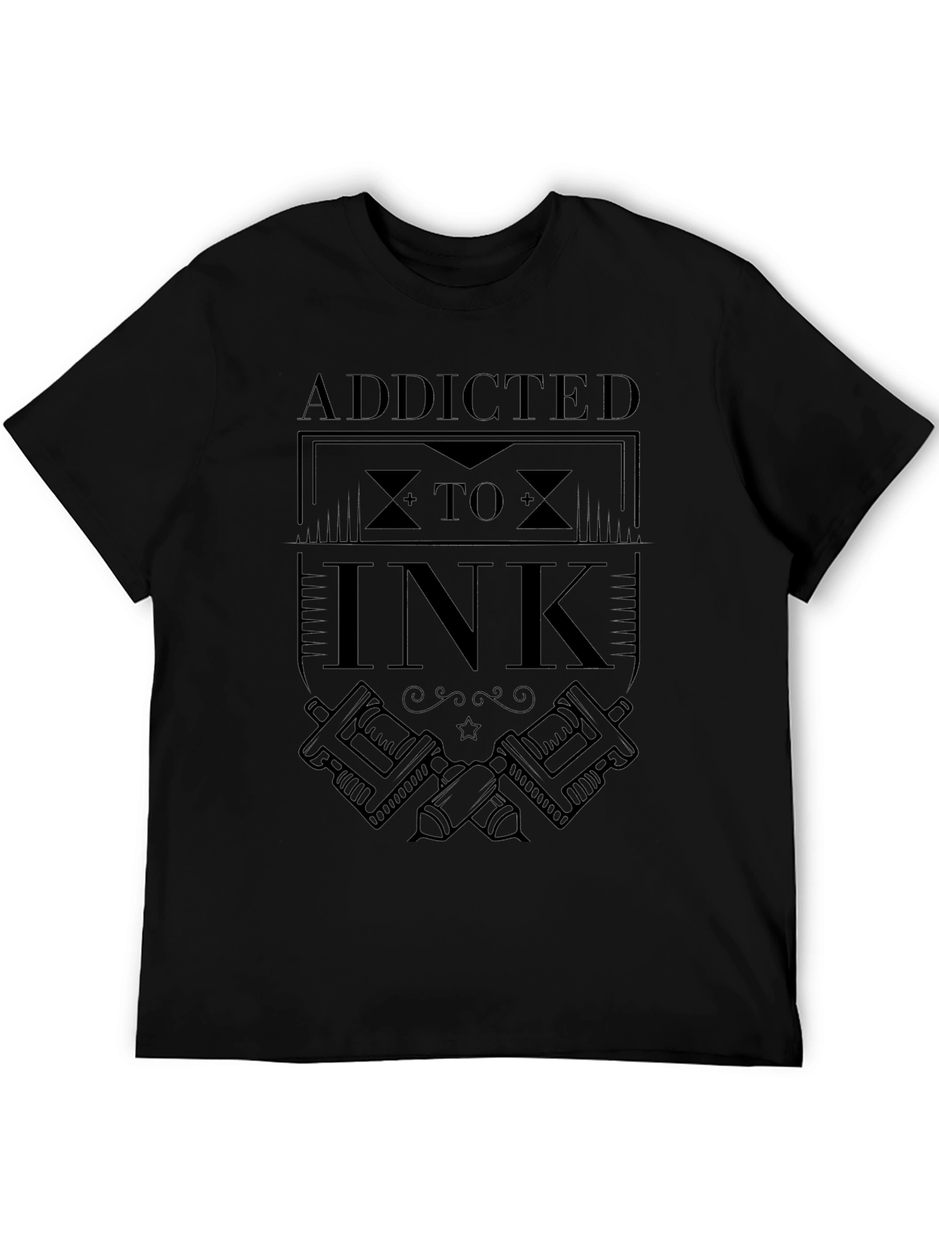 Addicted To Ink Tattoo Graphic T-Shirt