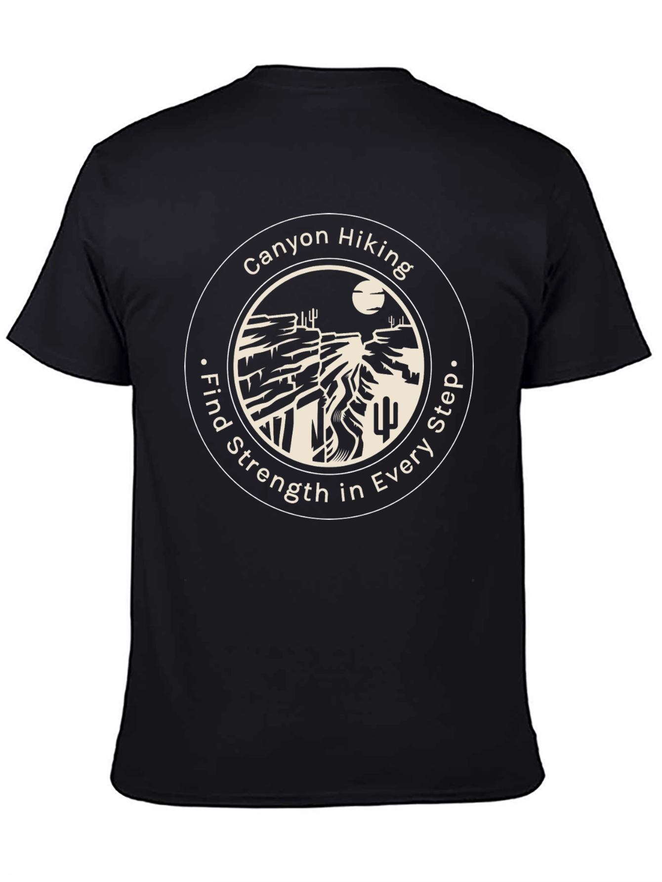 Canyon Hiking Graphic T-Shirt - Find Strength in Every Step