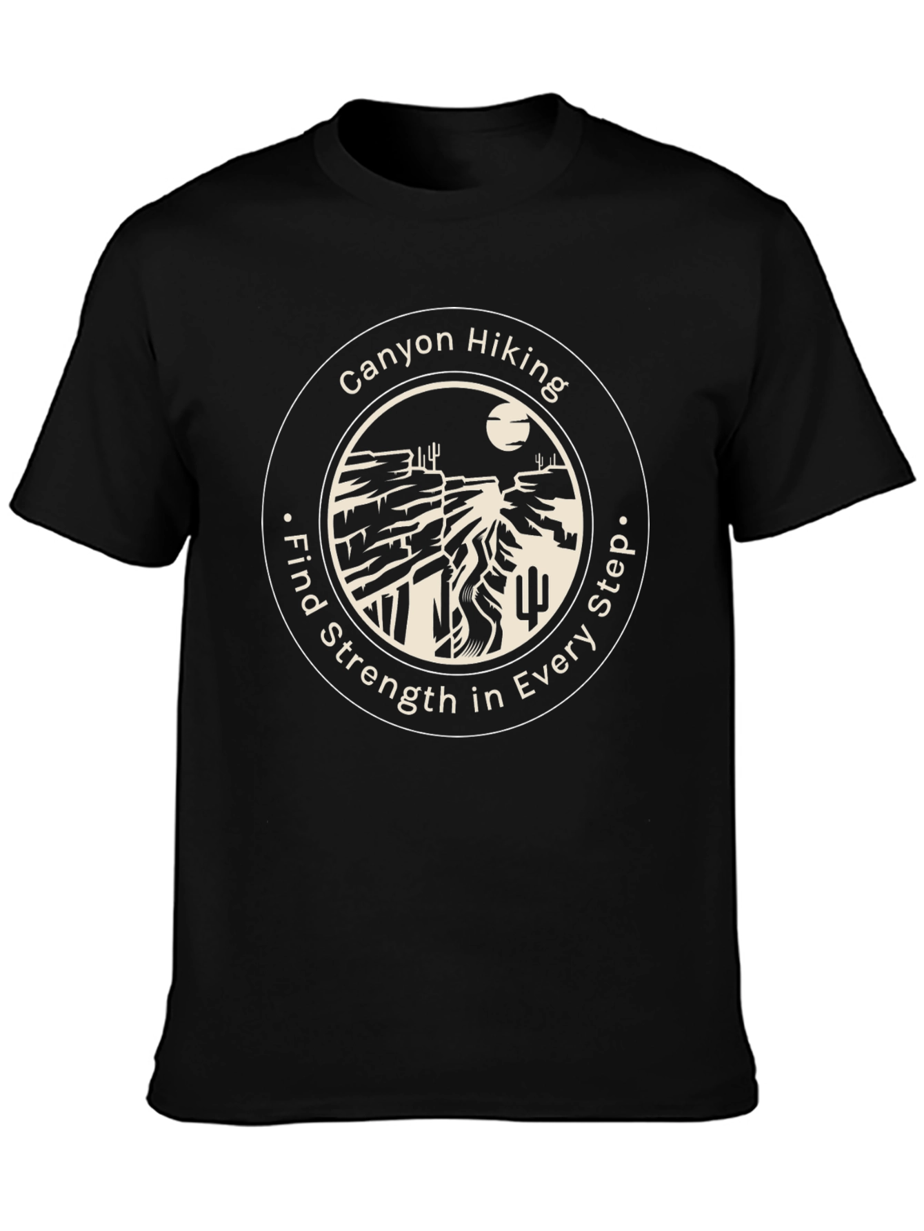 Canyon Hiking Graphic T-Shirt - Find Strength in Every Step