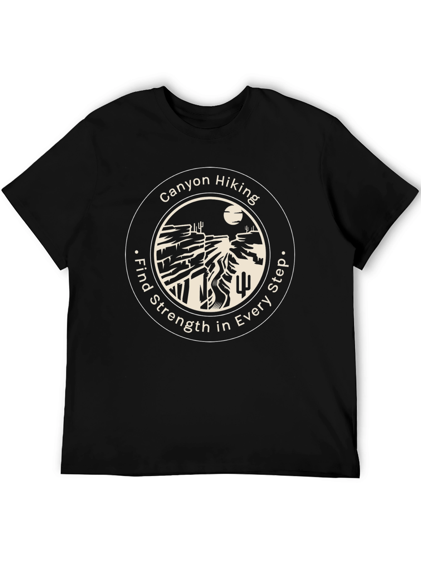 Canyon Hiking Graphic T-Shirt - Find Strength in Every Step