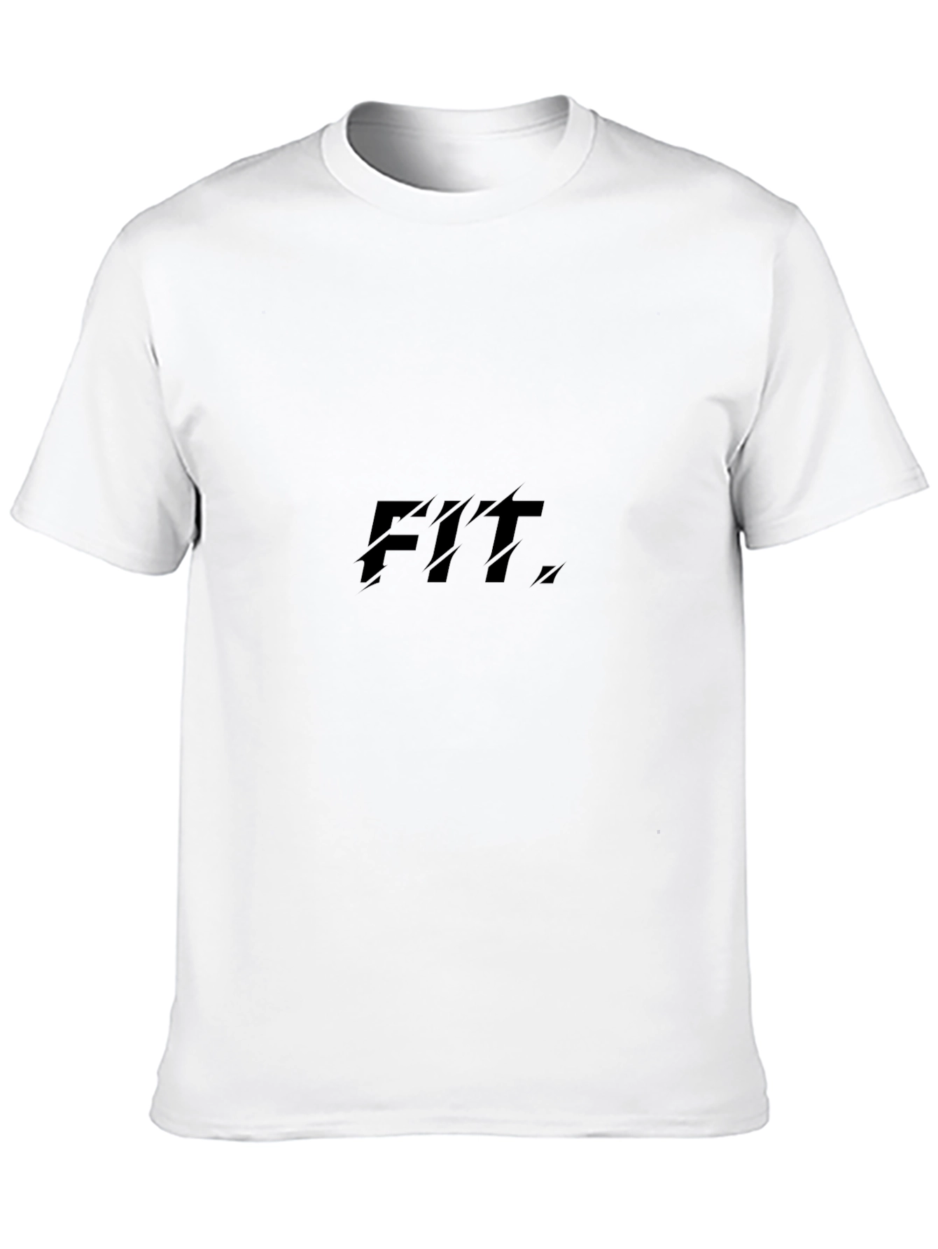 Mens Black FIT Graphic Tee - Stylish and Comfortable