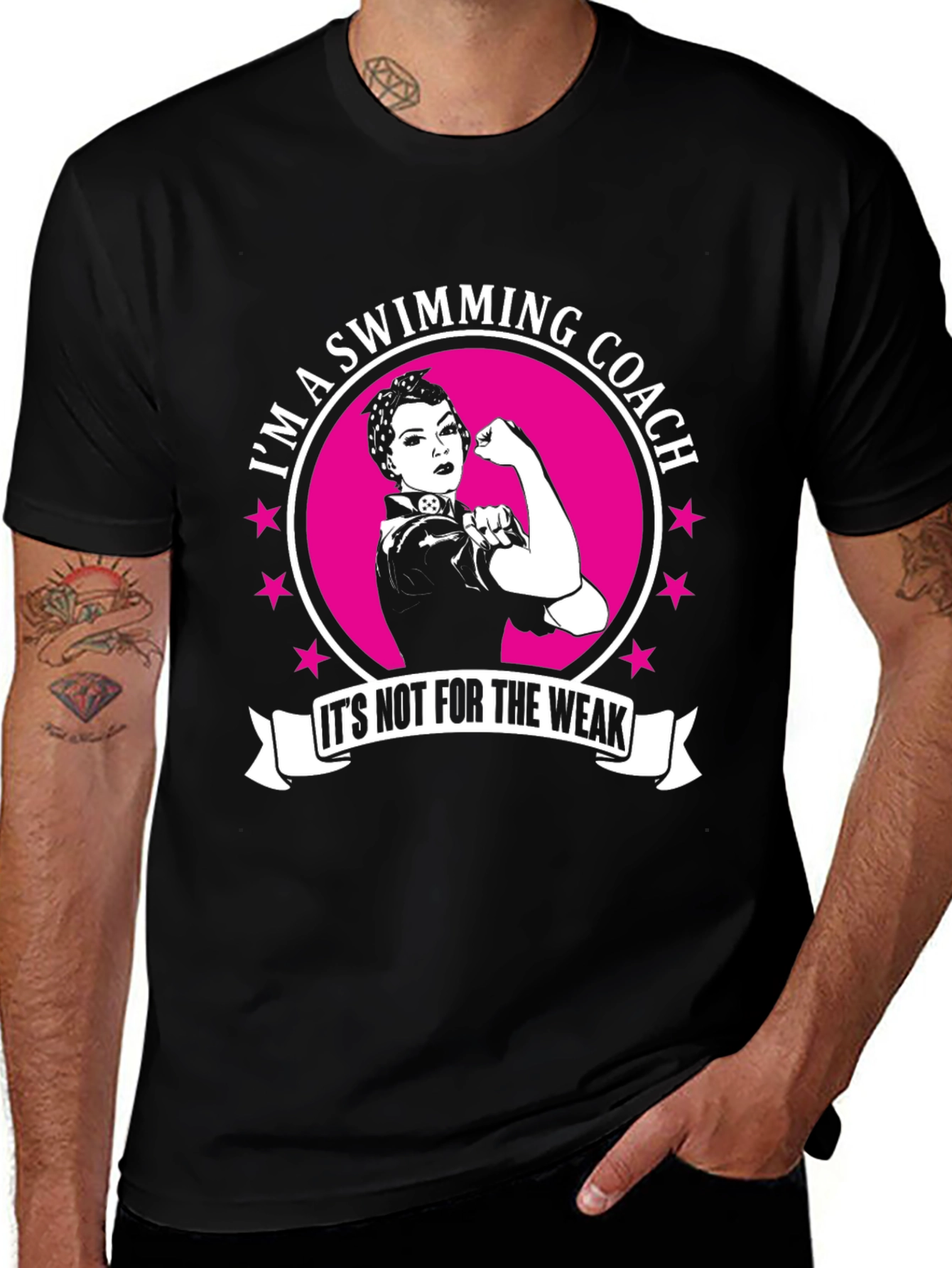 Swimming Coach T-Shirt - Its Not for The Weak