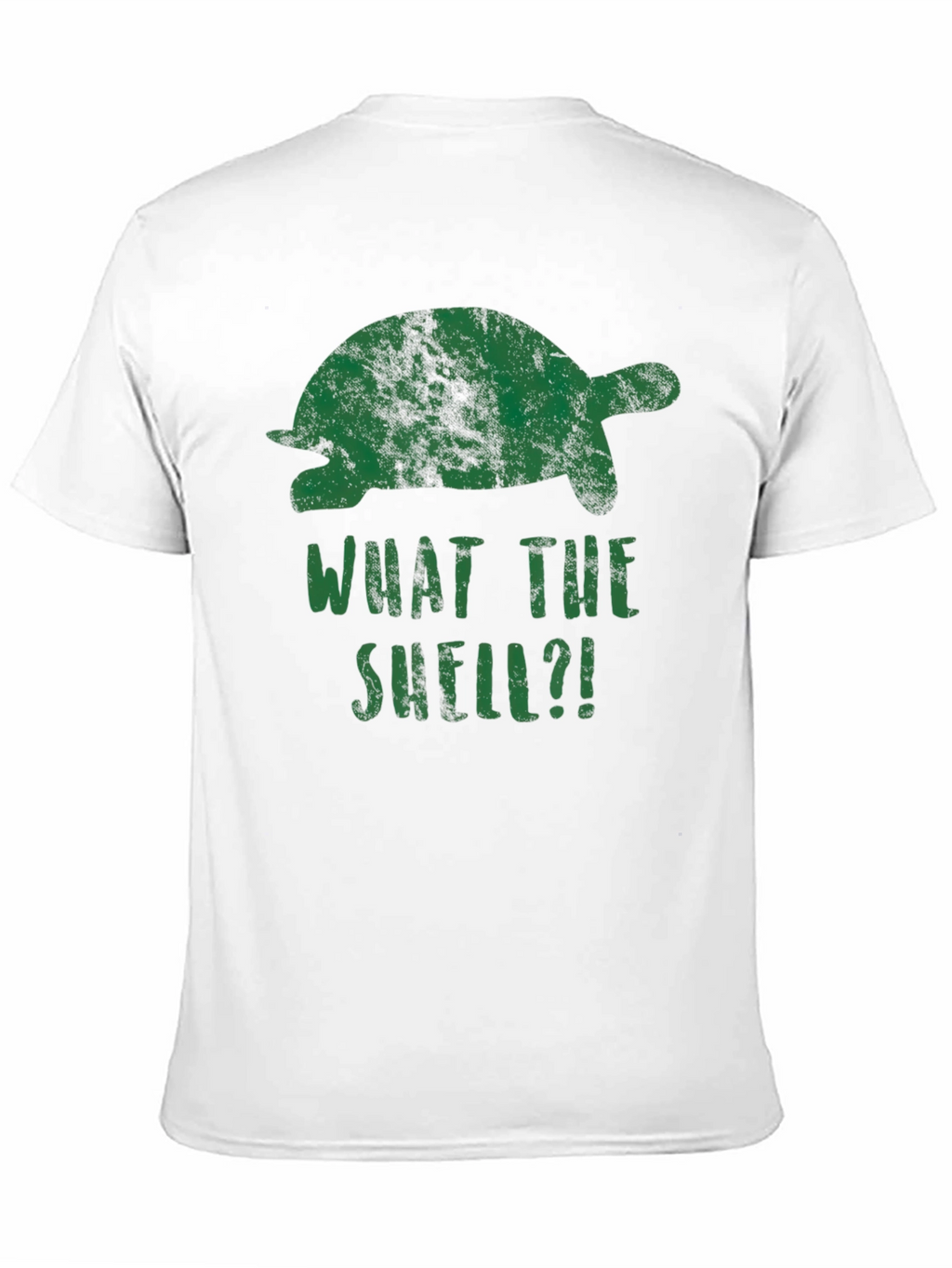 What The Shell?! Turtle Graphic Print T-Shirt