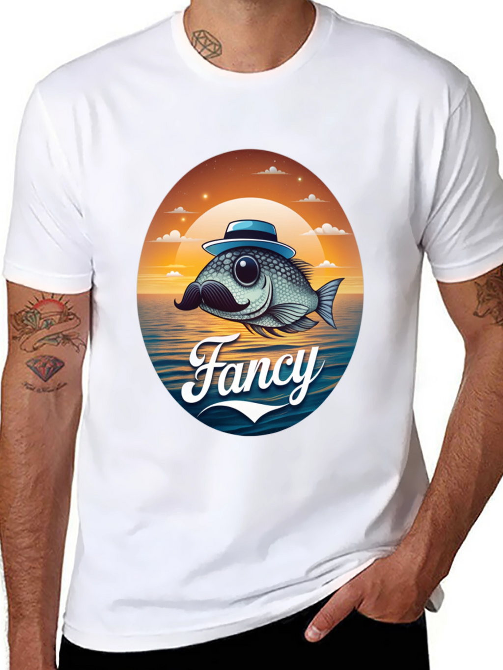 Fancy Fish Graphic T-Shirt - Unique Design