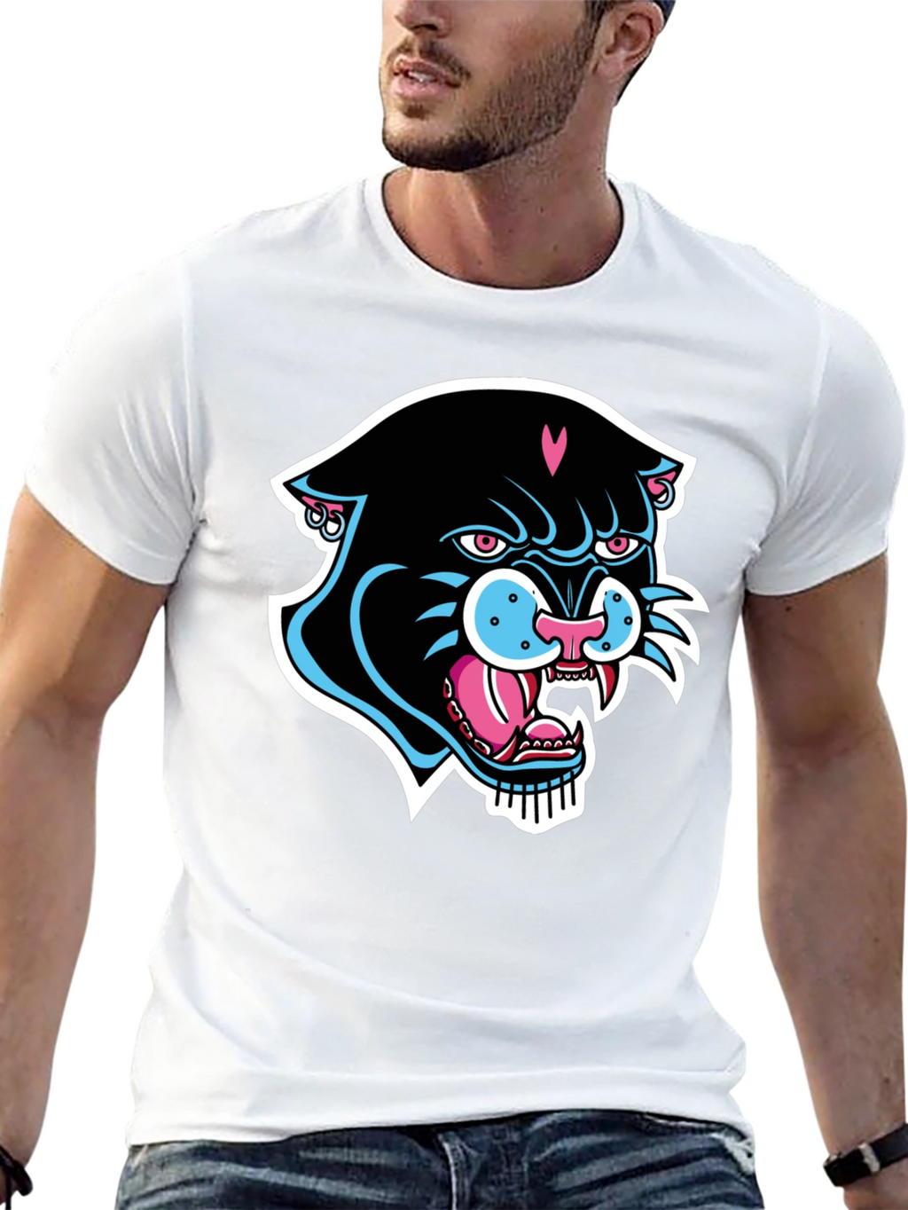 Black Panther Graphic Tee - Cool Streetwear