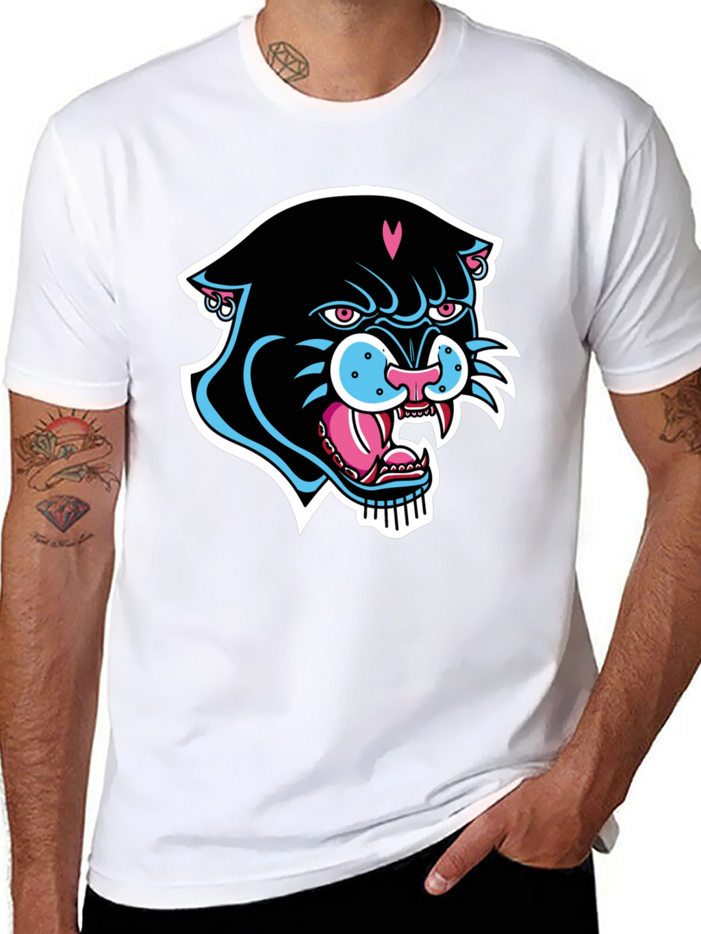 Black Panther Graphic Tee - Cool Streetwear