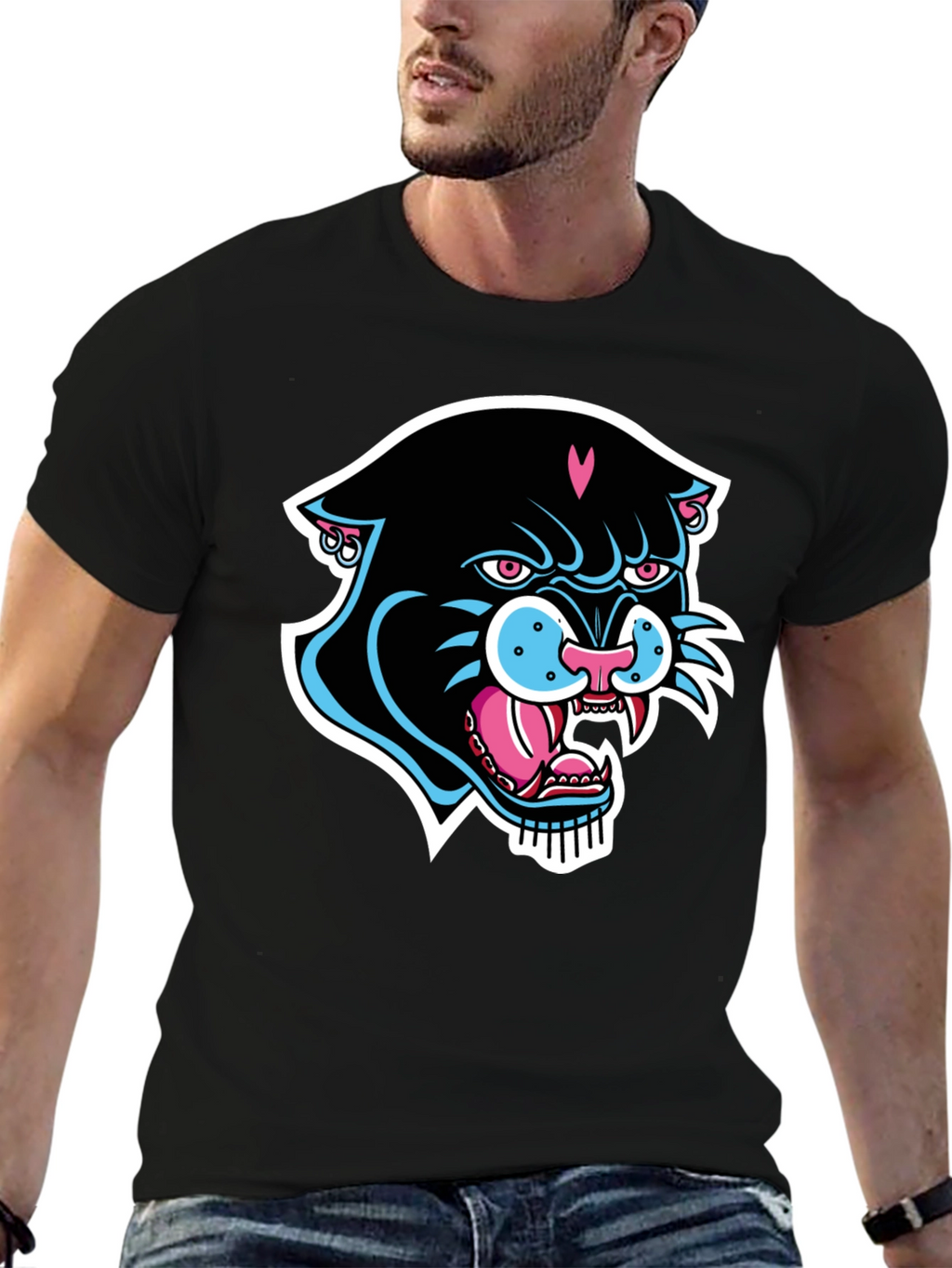 Black Panther Graphic Tee - Cool Streetwear