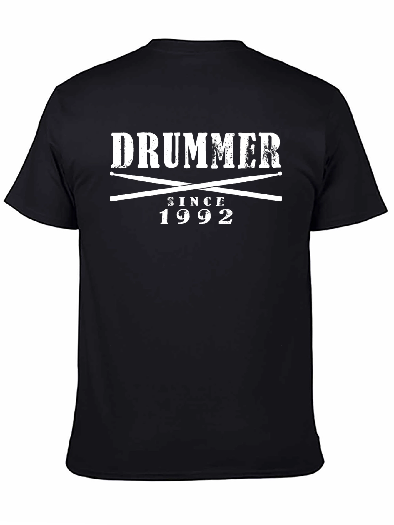 Drummer Since 1992 Black Graphic Tee