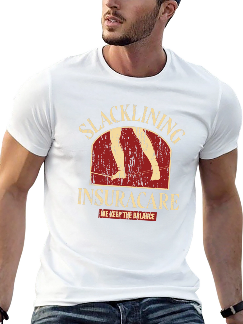 Slacklining Insuracare Balance T-Shirt