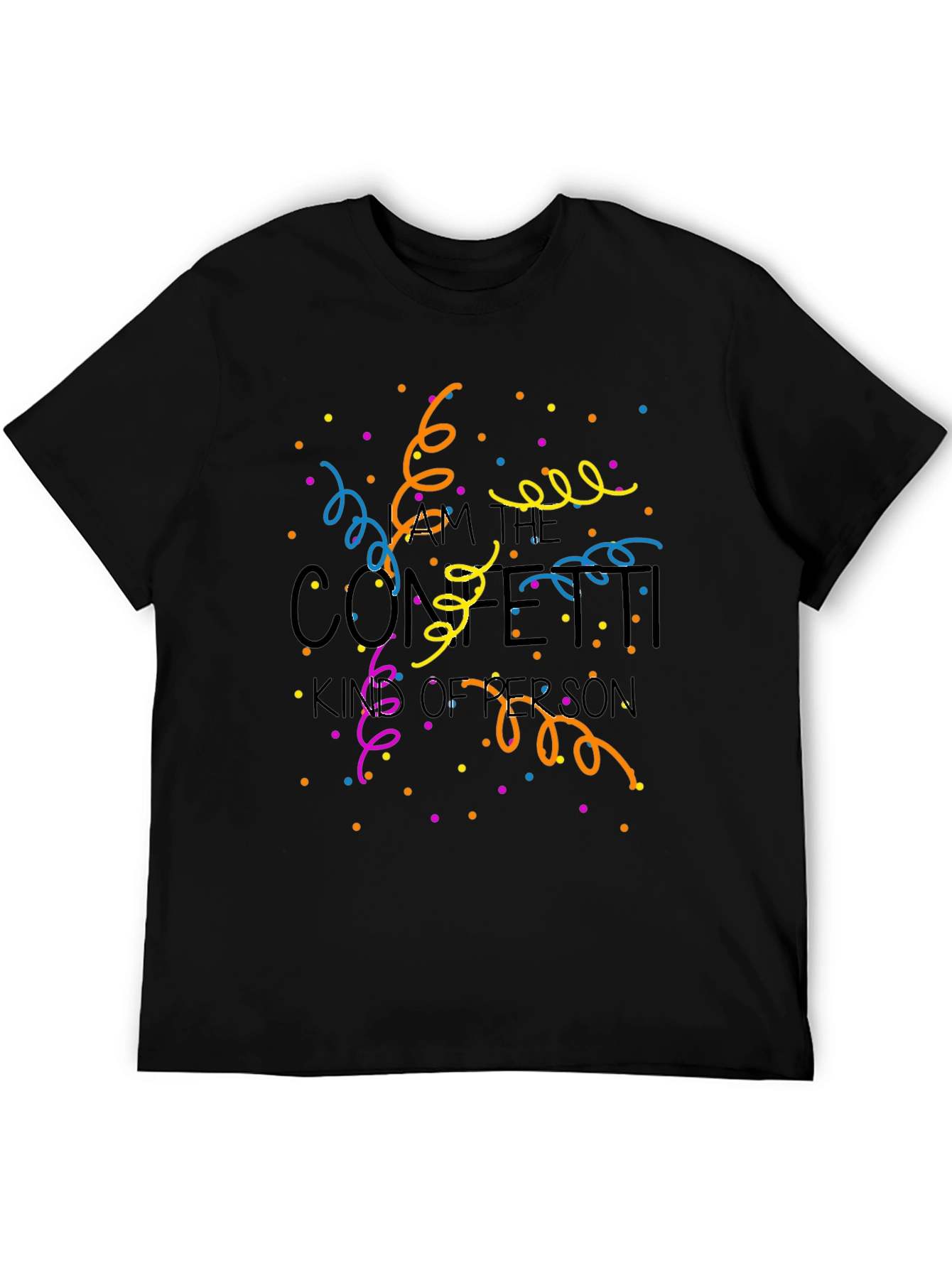 Confetti King T-Shirt - Novelty Party Tee