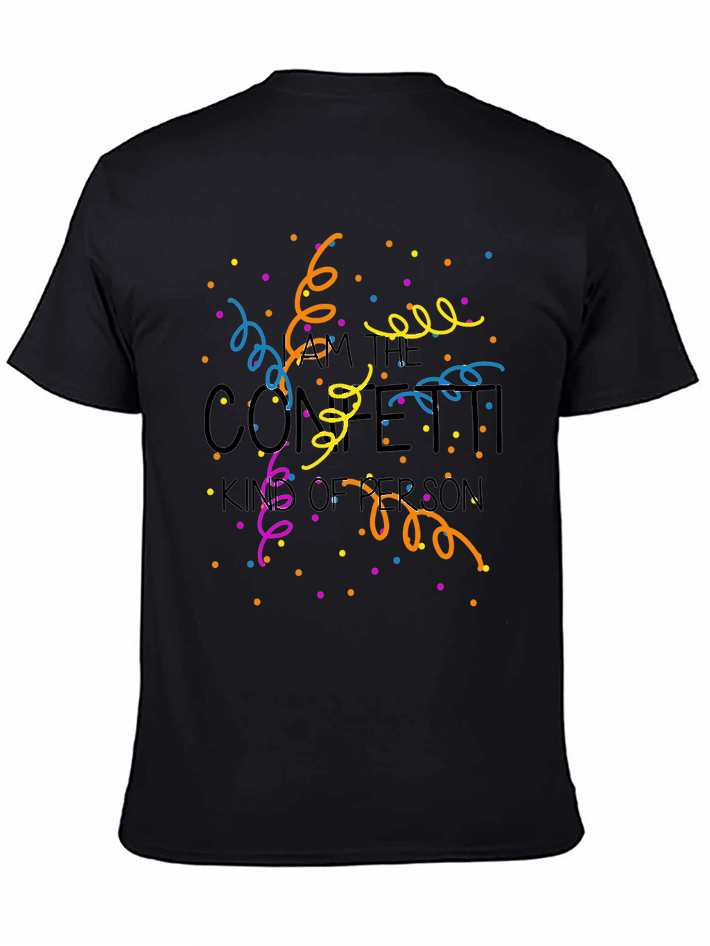 Confetti King T-Shirt - Novelty Party Tee