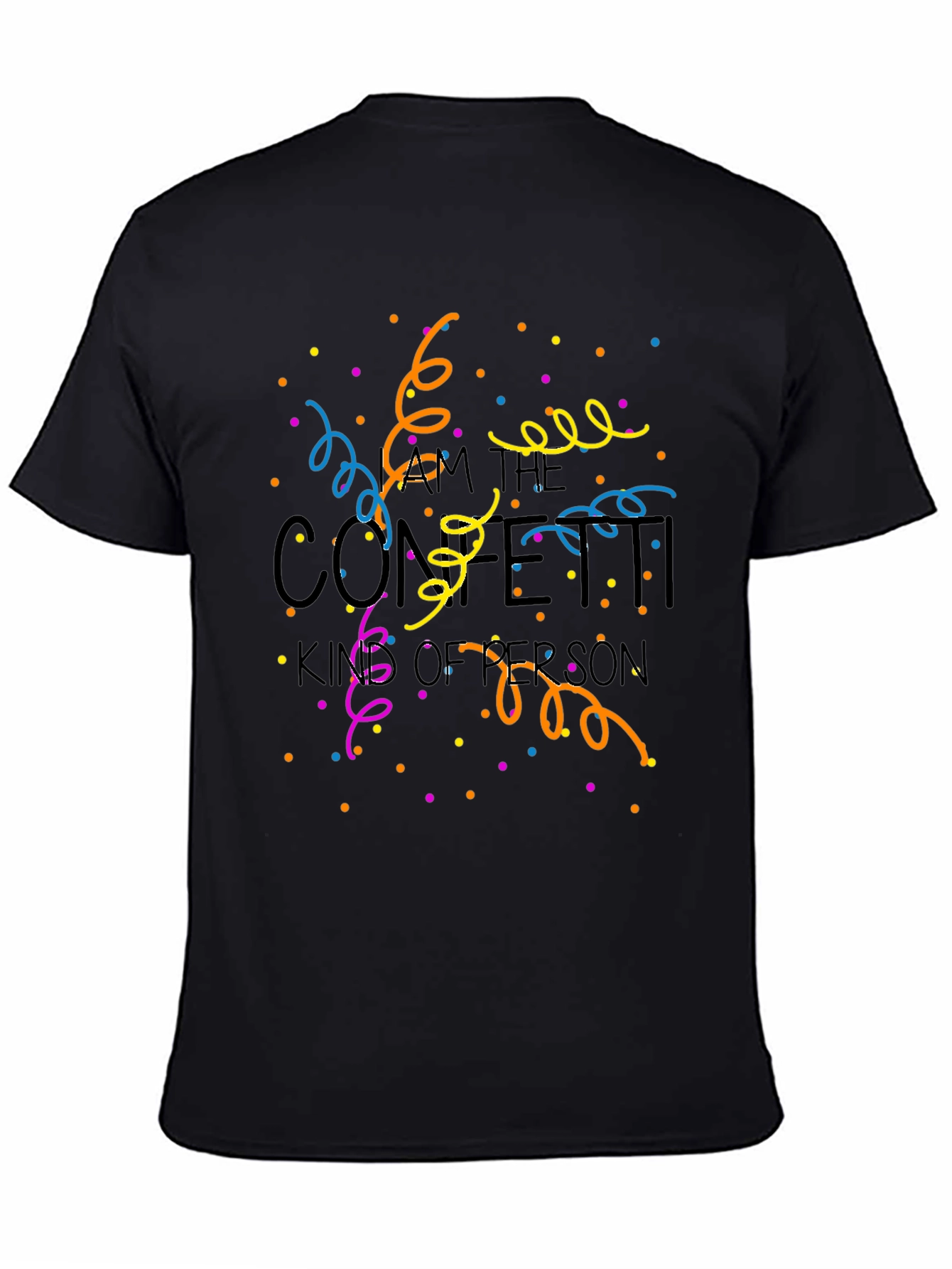 Confetti King T-Shirt - Novelty Party Tee