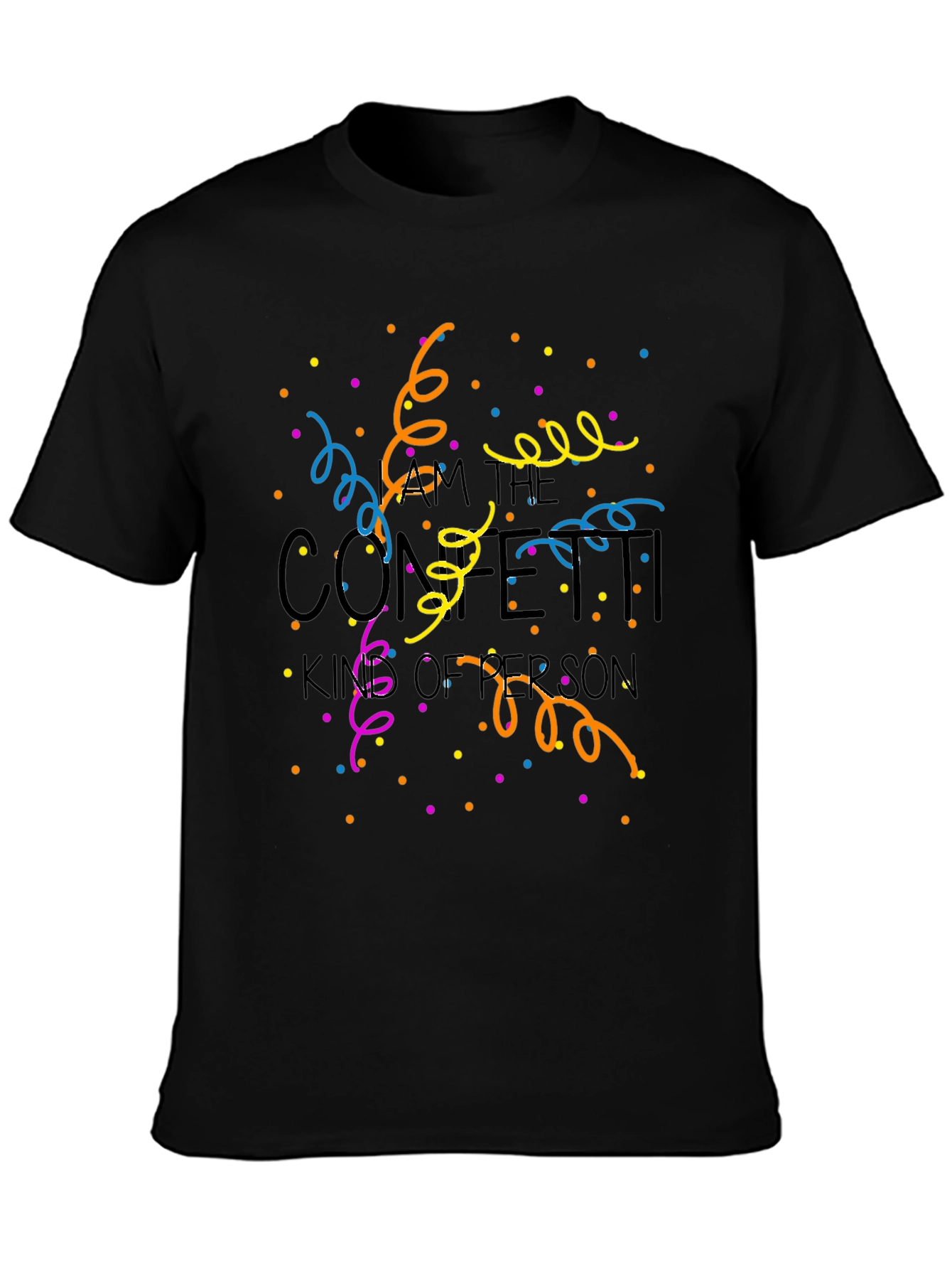 Confetti King T-Shirt - Novelty Party Tee