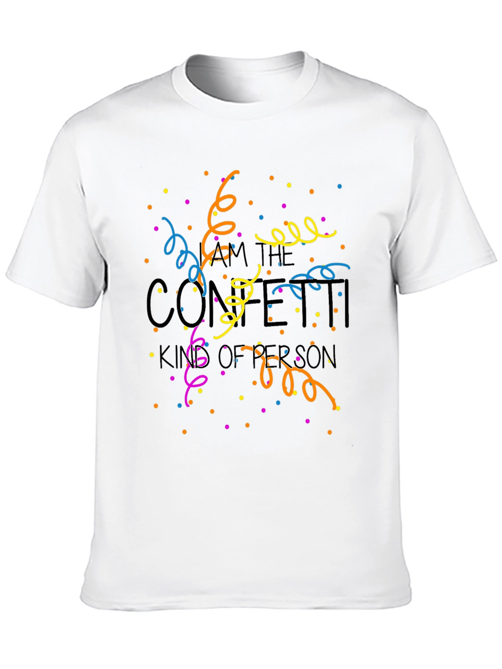 Confetti King T-Shirt - Novelty Party Tee