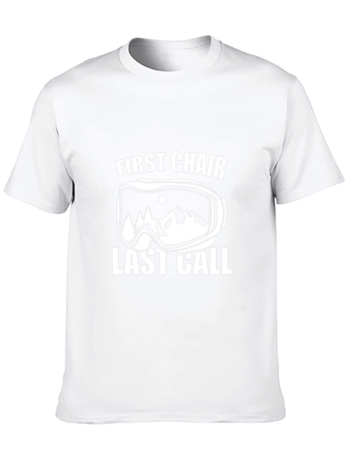 First Chair Last Call Ski T-Shirt