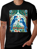 Singing Birds Graphic Tee - Unique Design