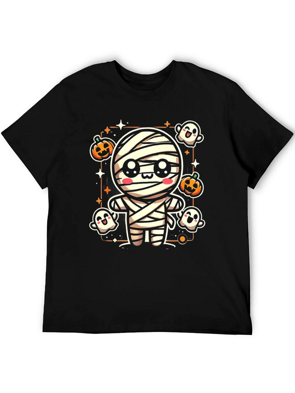 Cute Halloween Mummy Graphic T-Shirt