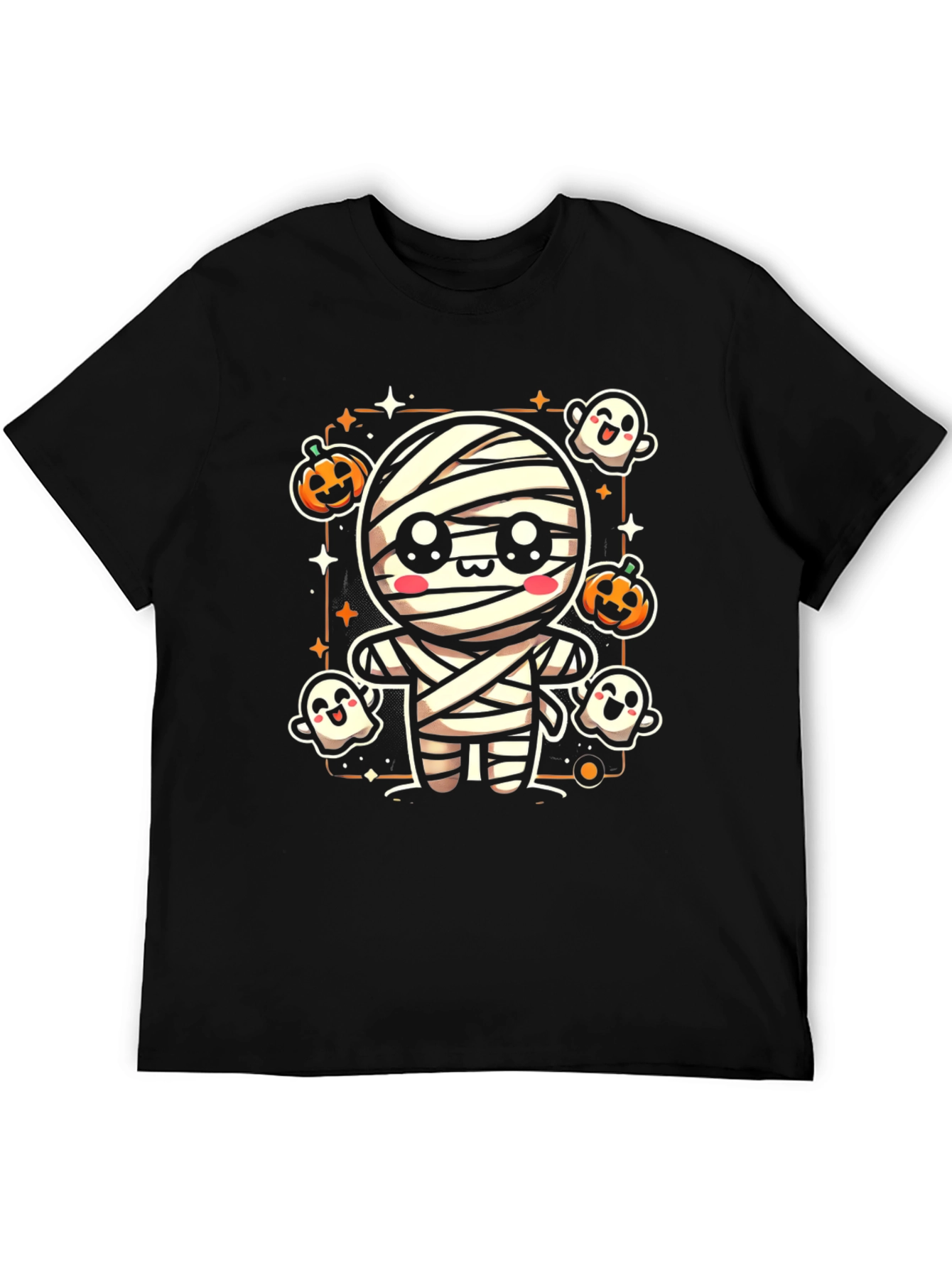 Cute Halloween Mummy Graphic T-Shirt