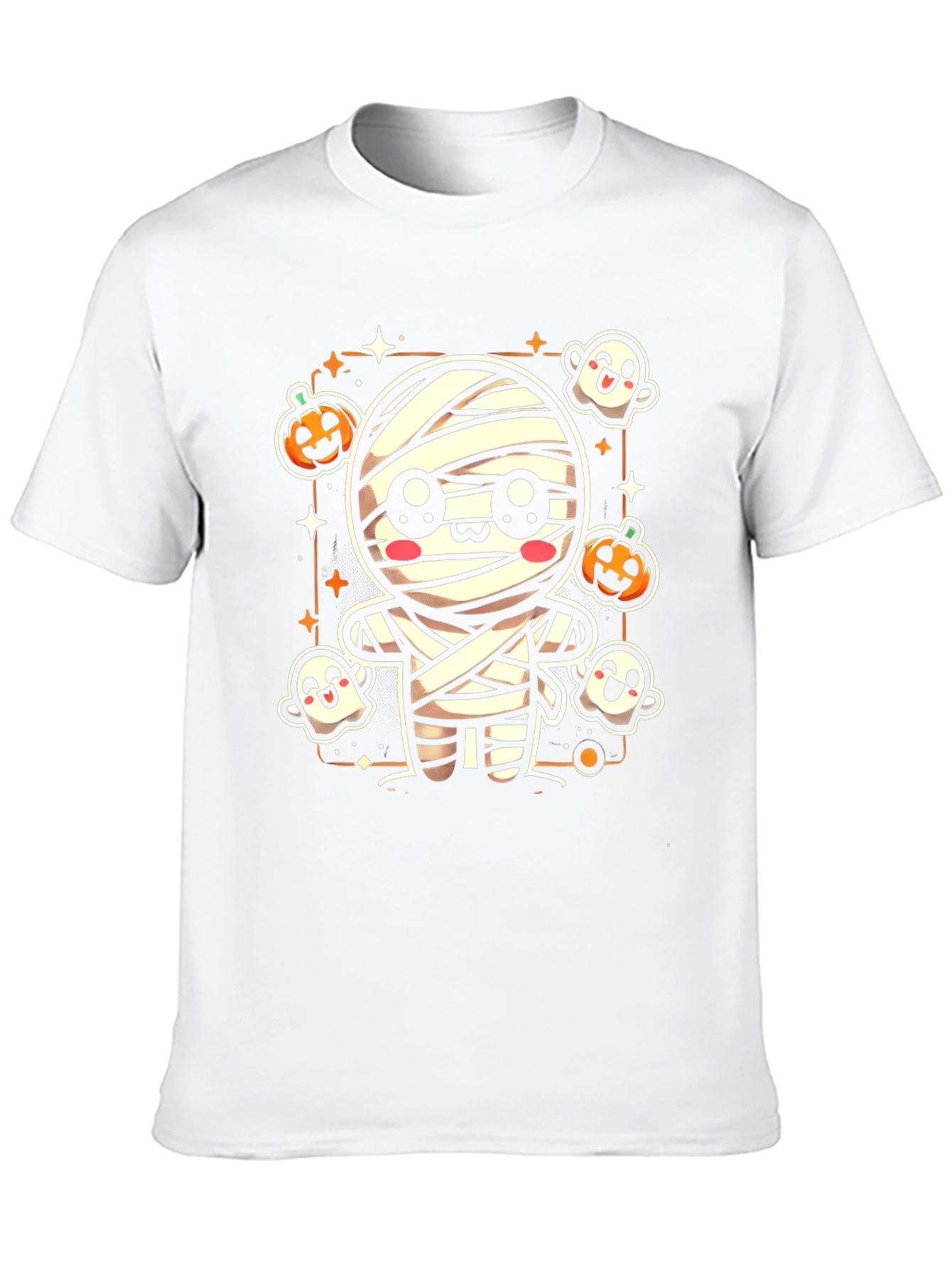 Cute Halloween Mummy Graphic T-Shirt