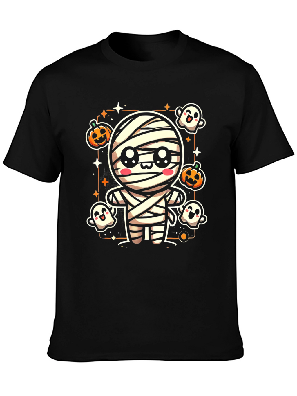 Cute Halloween Mummy Graphic T-Shirt