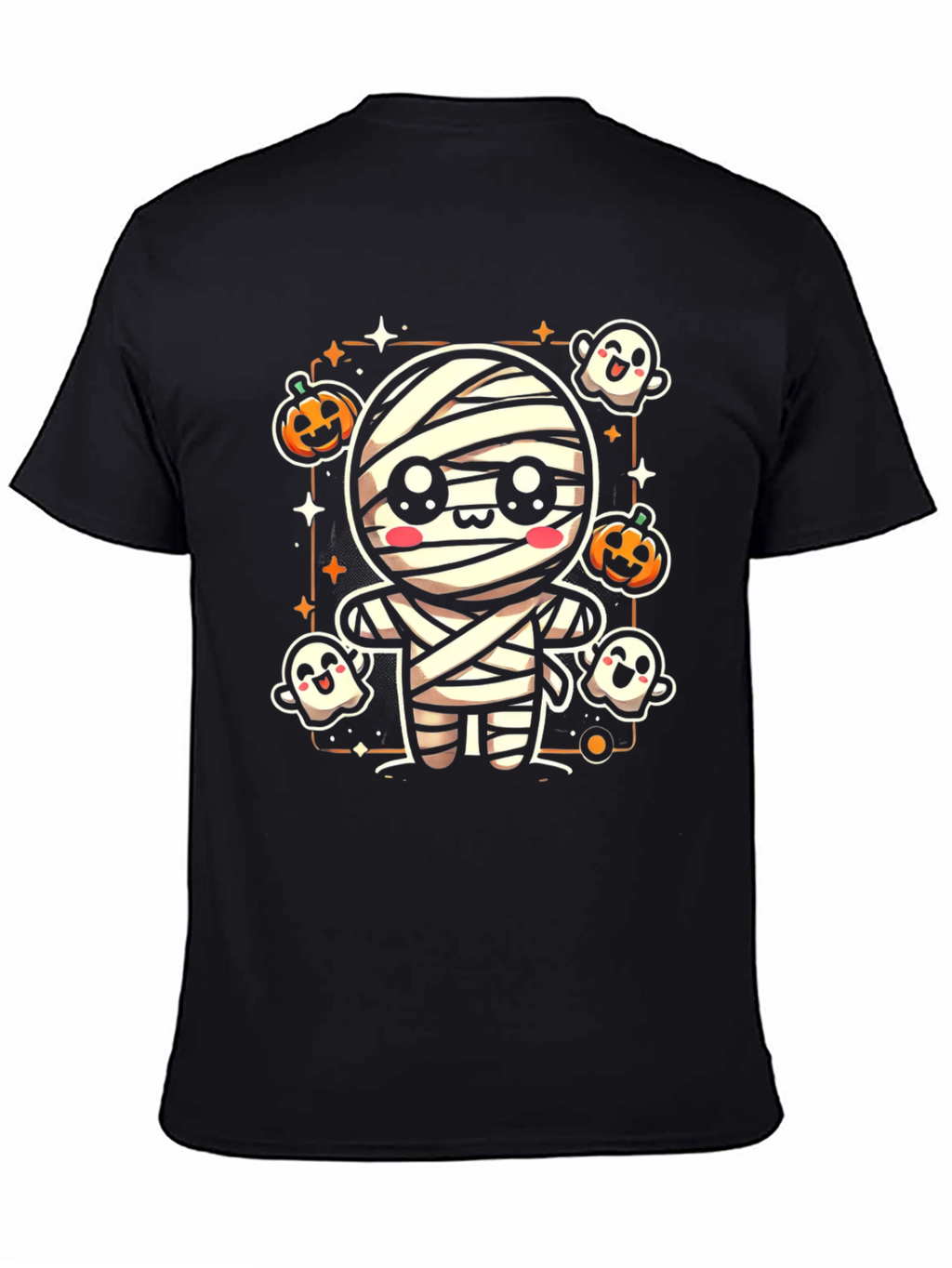 Cute Halloween Mummy Graphic T-Shirt