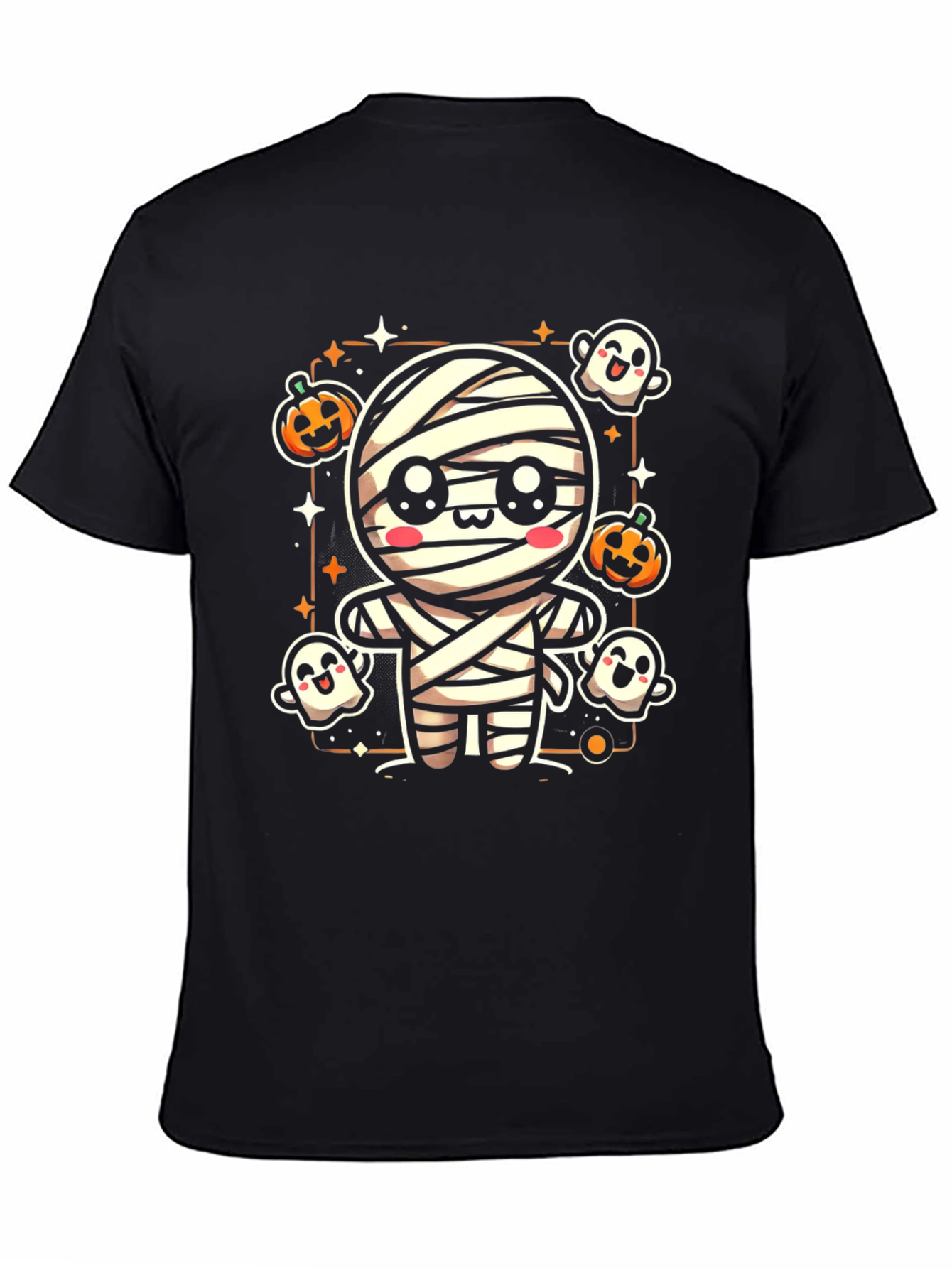 Cute Halloween Mummy Graphic T-Shirt