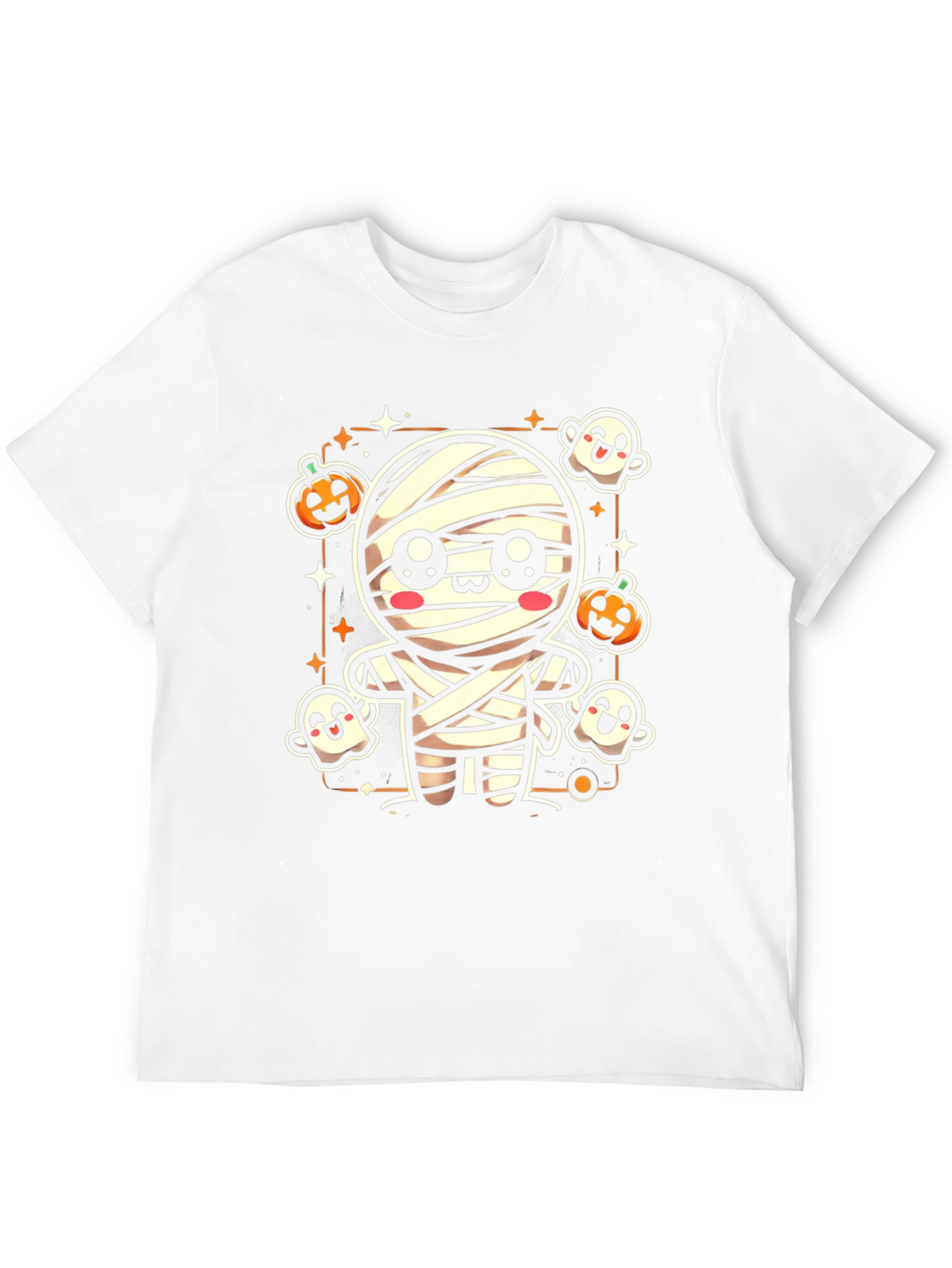 Cute Halloween Mummy Graphic T-Shirt