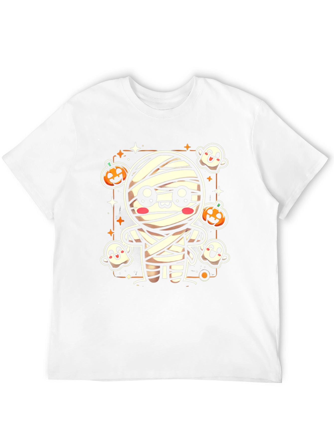 Cute Halloween Mummy Graphic T-Shirt