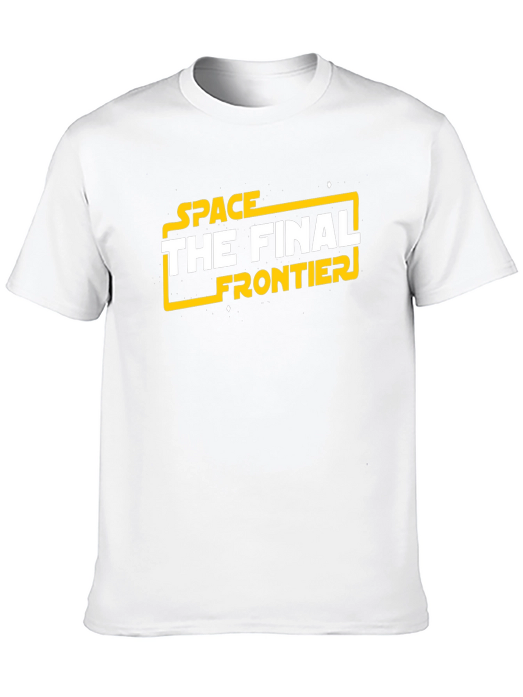 Space The Final Frontier Black T-Shirt