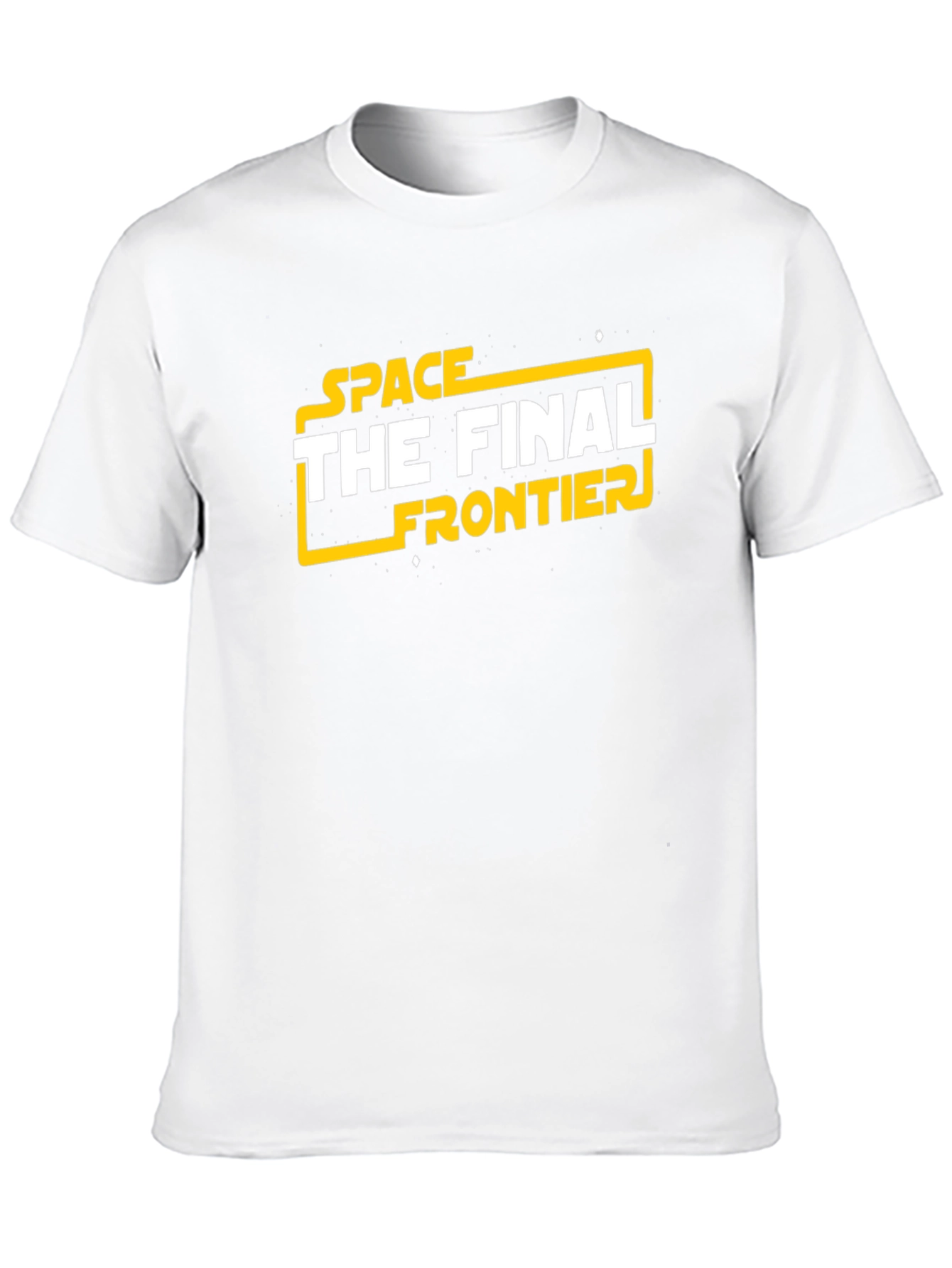 Space The Final Frontier Black T-Shirt