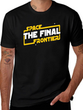 Space The Final Frontier Black T-Shirt