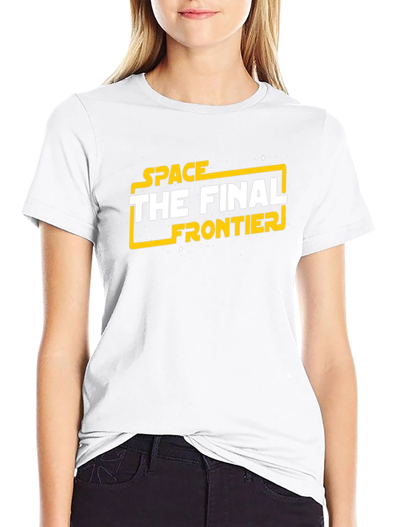 Space The Final Frontier Black T-Shirt