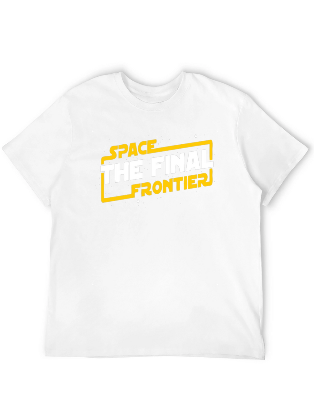 Space The Final Frontier Black T-Shirt