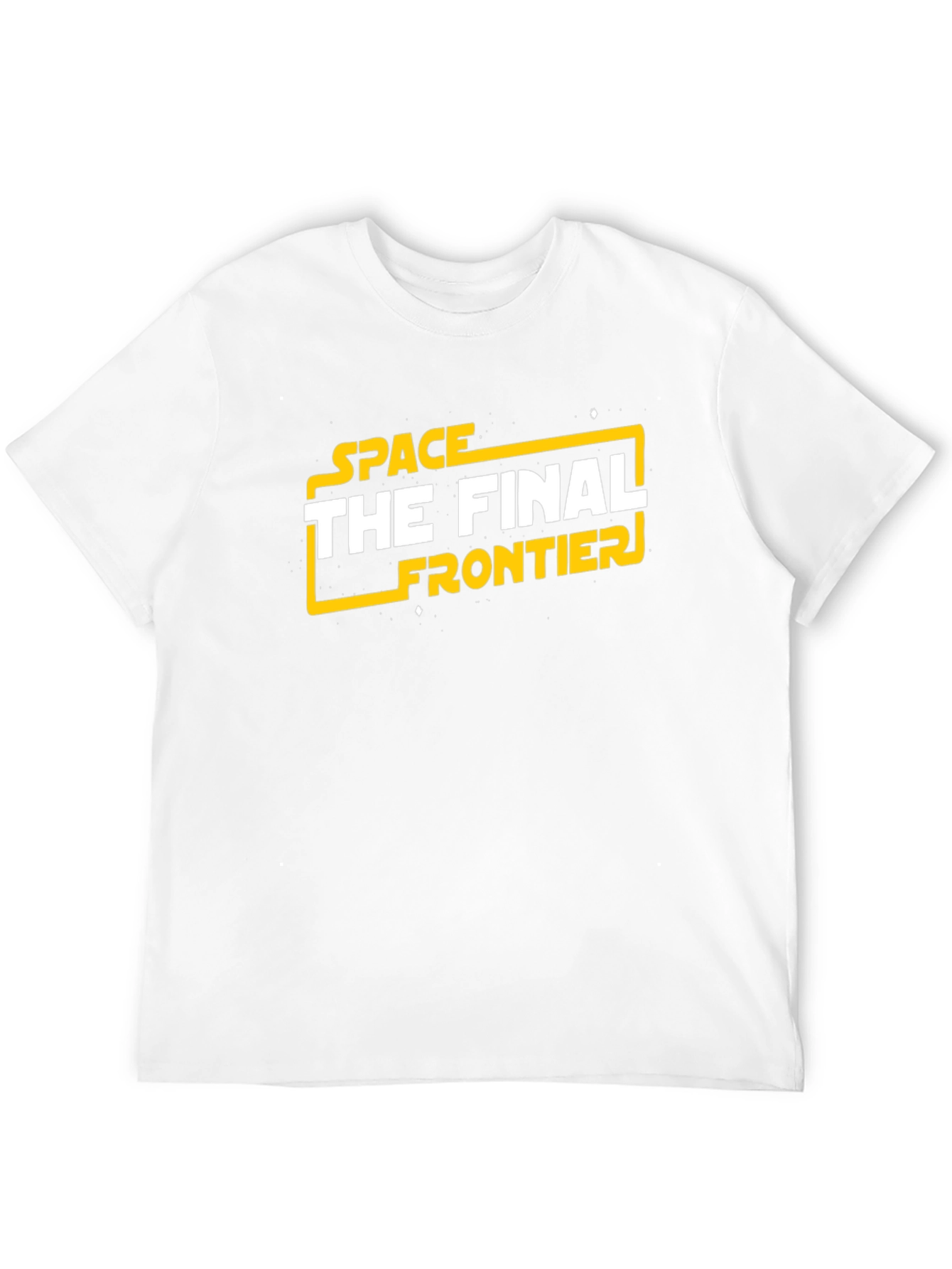 Space The Final Frontier Black T-Shirt