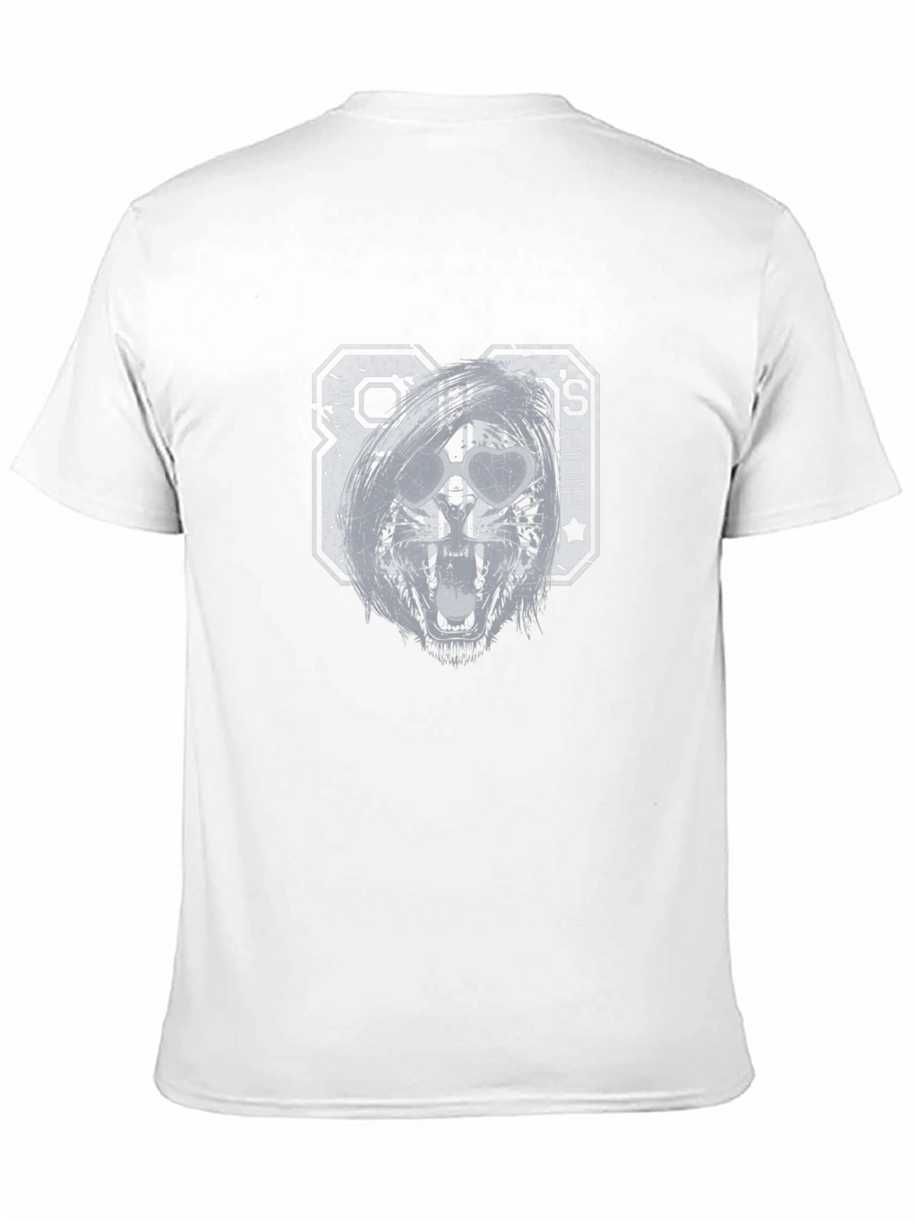 80s Pop Graphic T-Shirt - Distressed Print