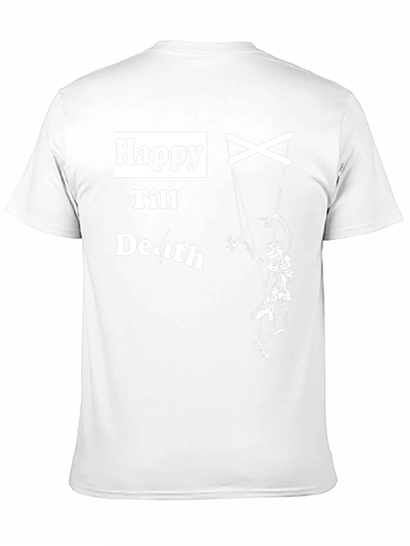 Happy Till Death Skeleton Puppet T-Shirt