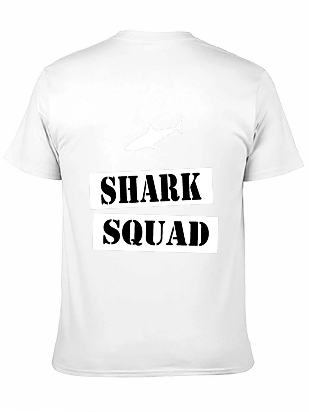 Shark Squad Graphic T-Shirt - Black