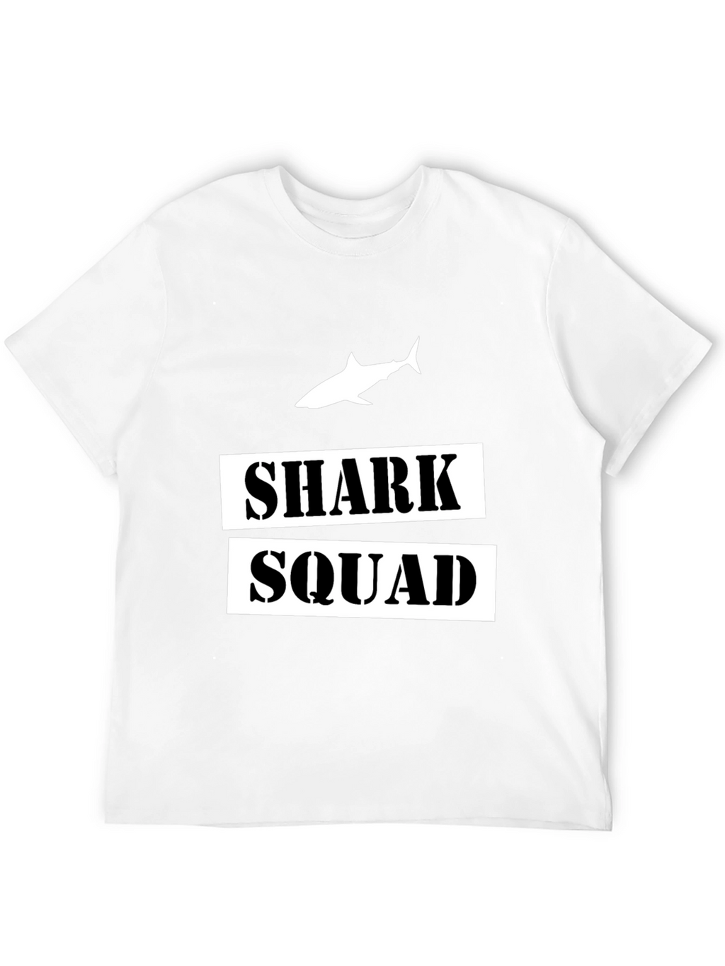 Shark Squad Graphic T-Shirt - Black