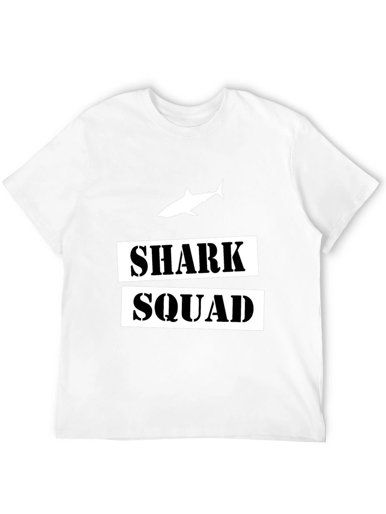 Shark Squad Graphic T-Shirt - Black