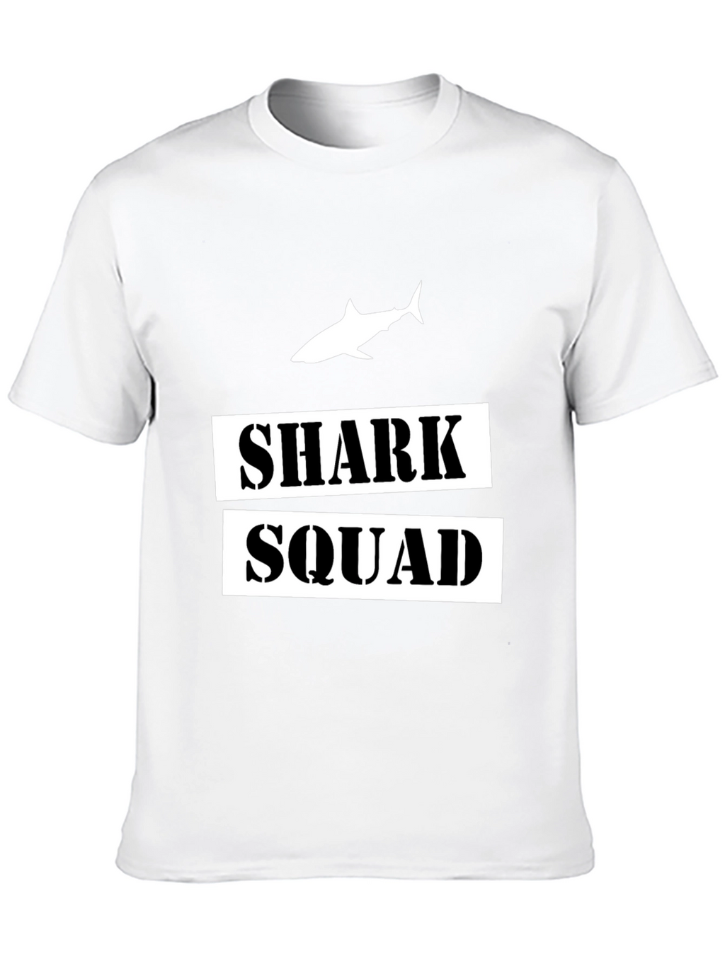 Shark Squad Graphic T-Shirt - Black