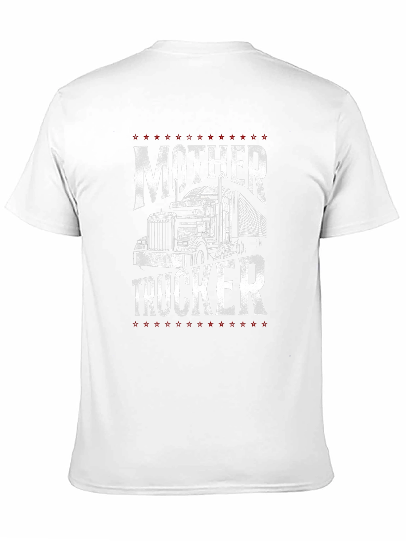 Mother Trucker Graphic T-Shirt - Black