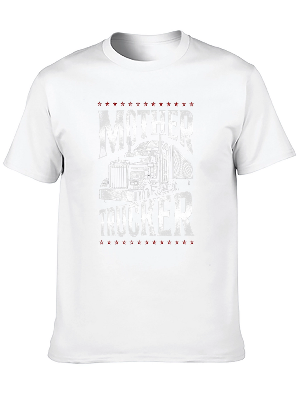 Mother Trucker Graphic T-Shirt - Black