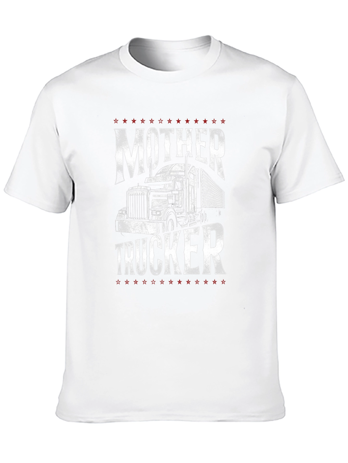 Mother Trucker Graphic T-Shirt - Black