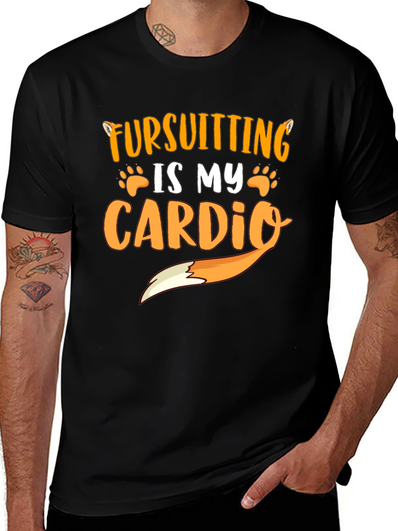 Fursuitting Cardio Funny T-Shirt