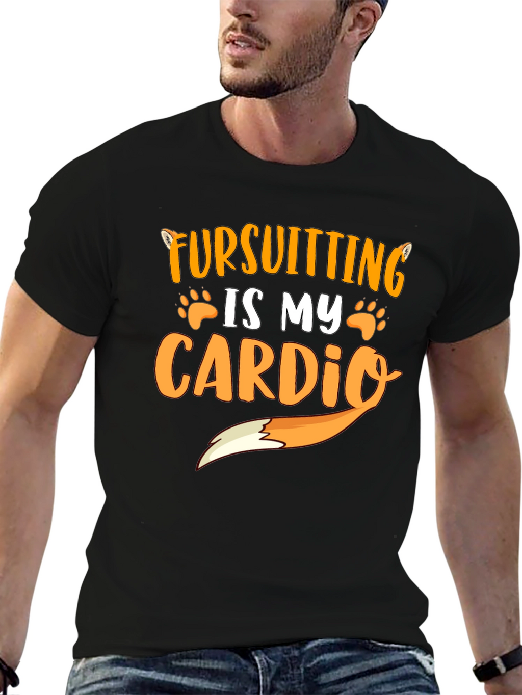 Fursuitting Cardio Funny T-Shirt