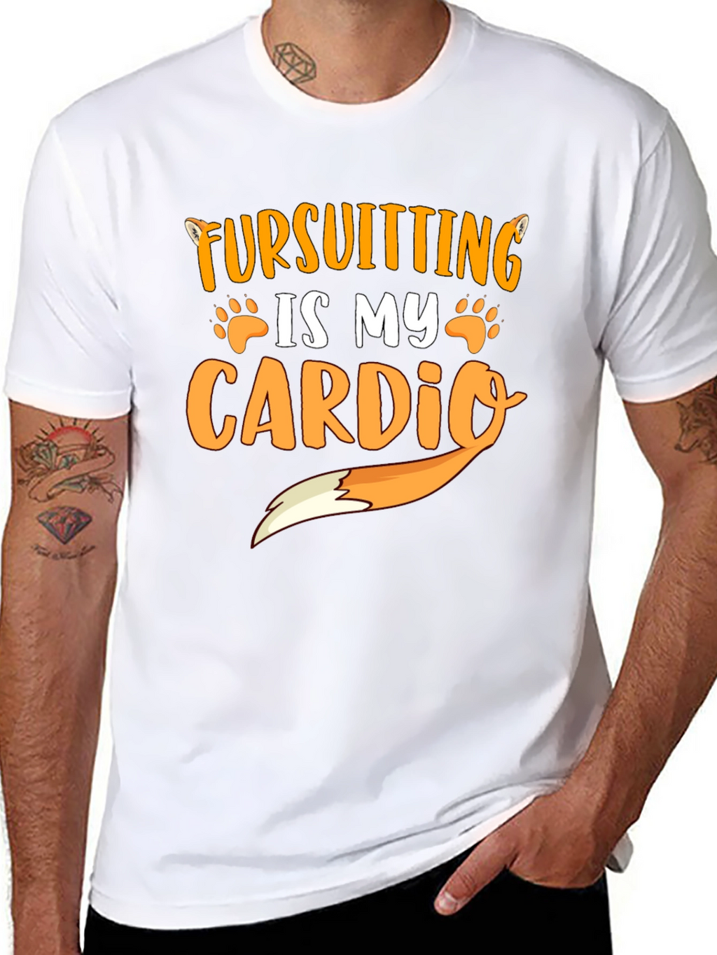 Fursuitting Cardio Funny T-Shirt