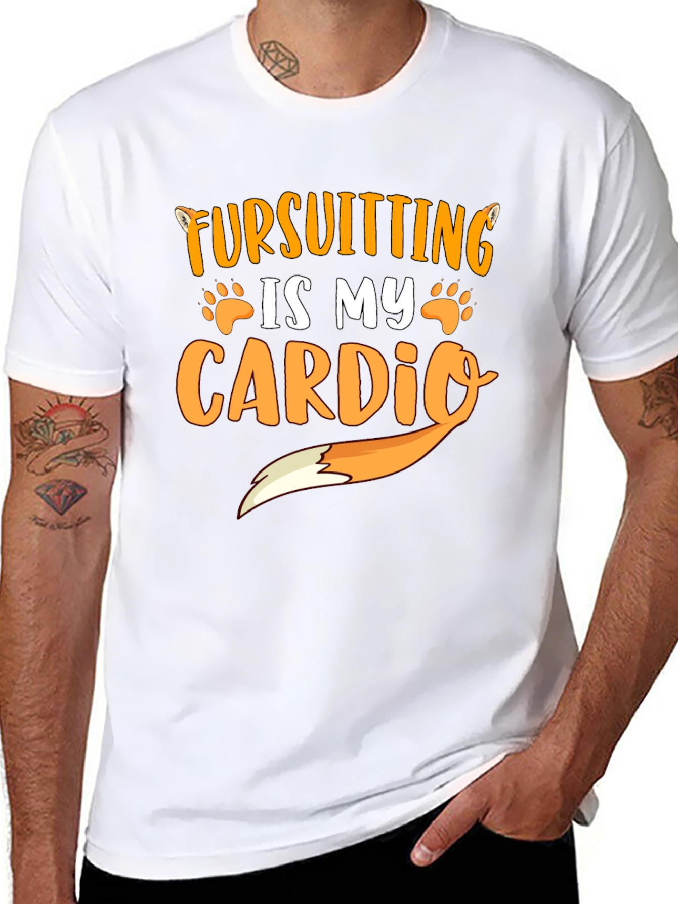 Fursuitting Cardio Funny T-Shirt
