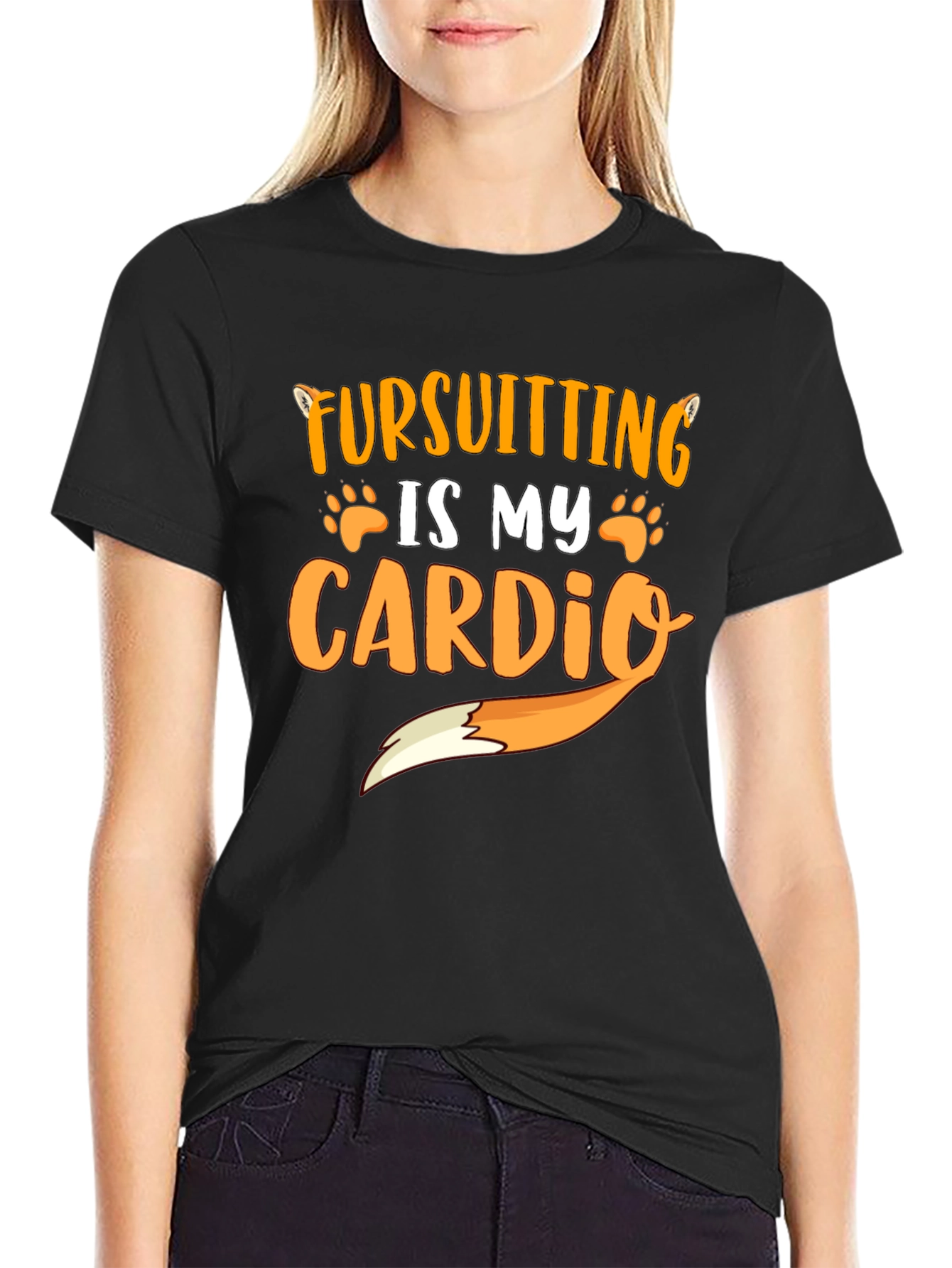 Fursuitting Cardio Funny T-Shirt